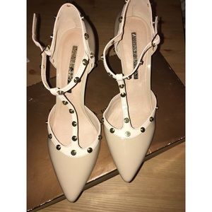 Audrey Brooke Nude Cow Pat heels 👠